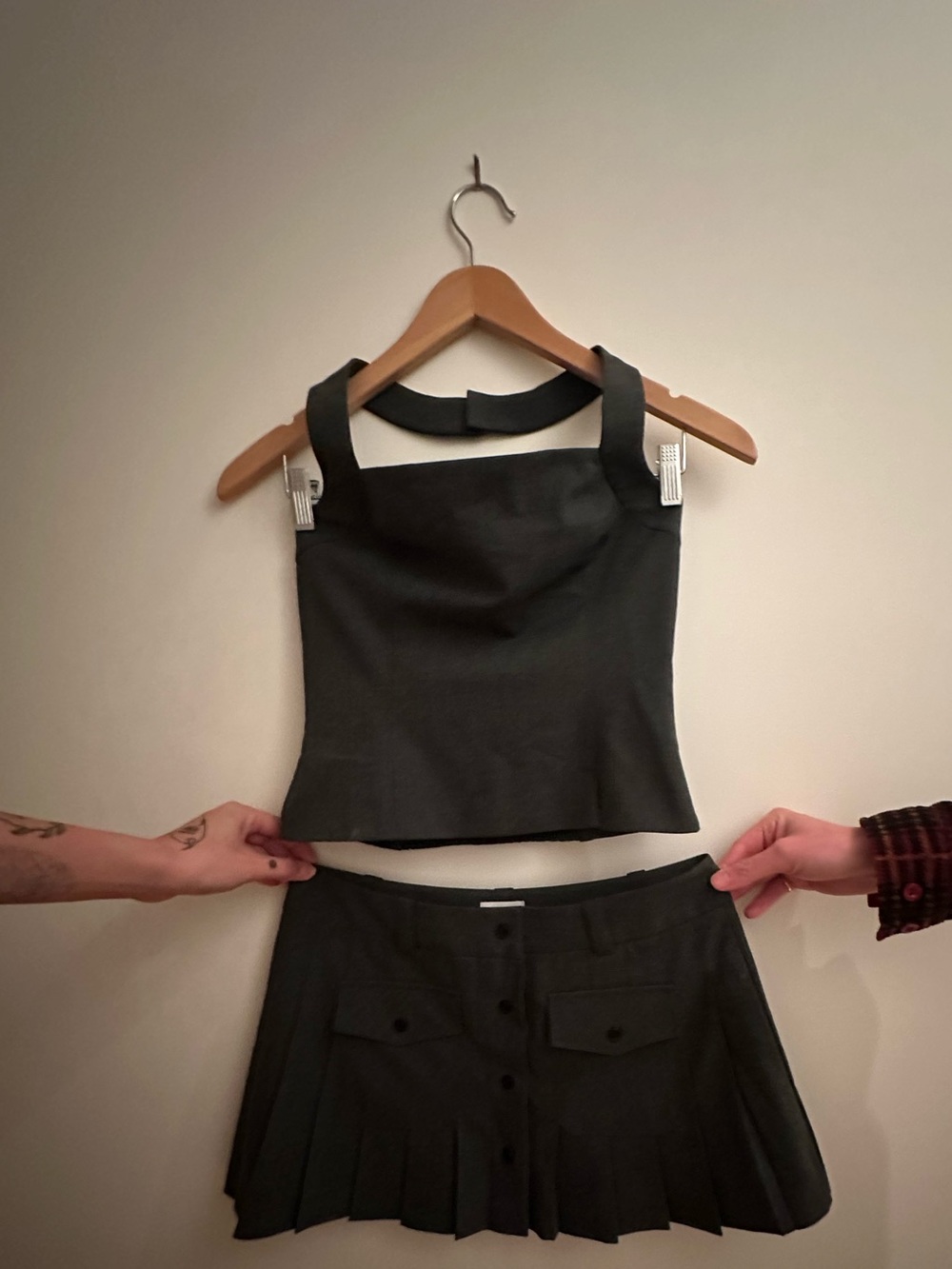 Aritzia grey 2 piece set